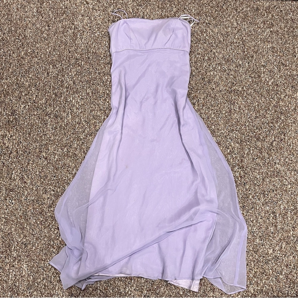 jim hjelm pastel purple dress